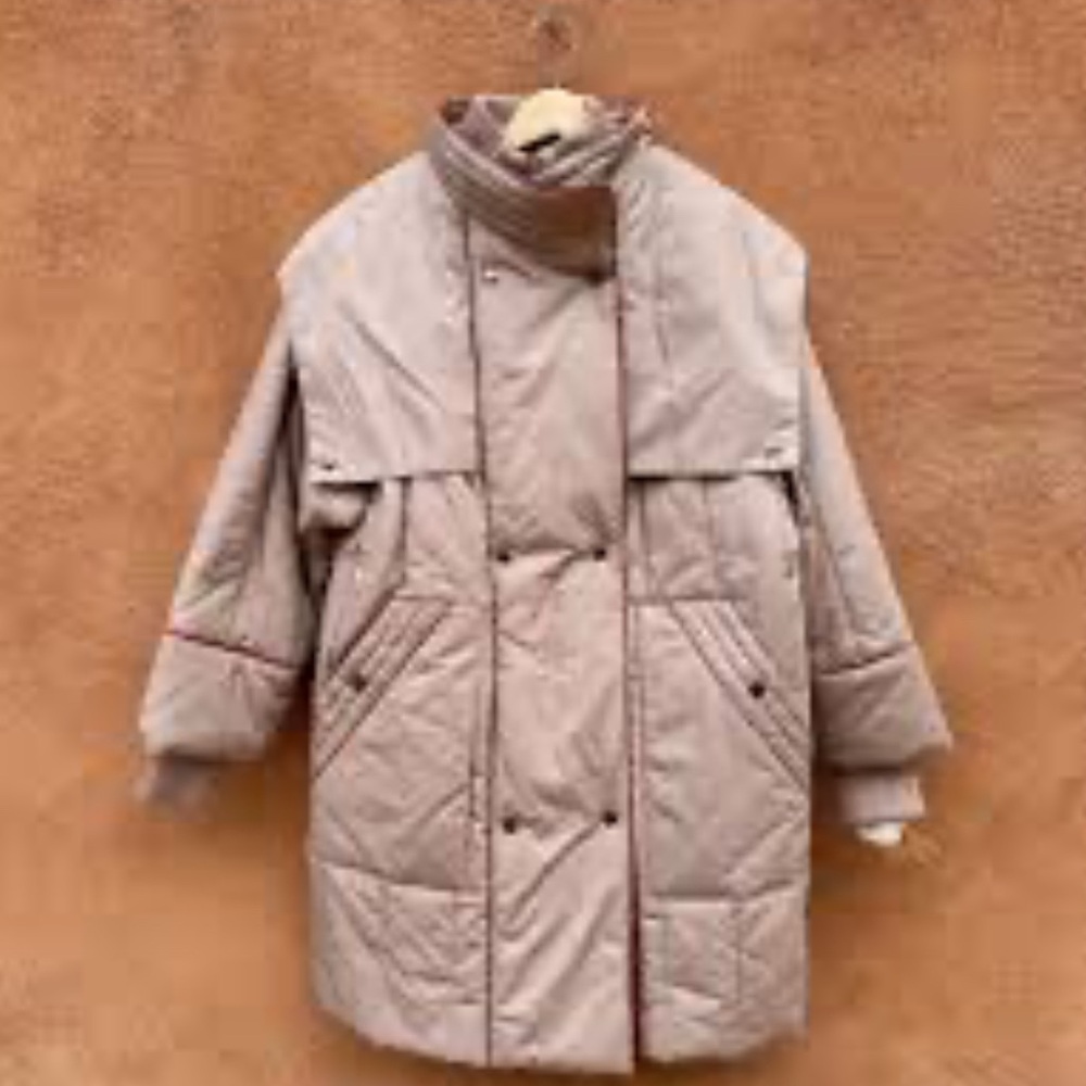 Mulberry‎ pink Puffer Coat